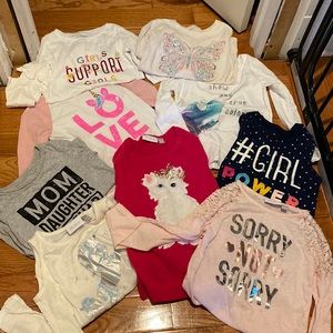 Girls tops size 7